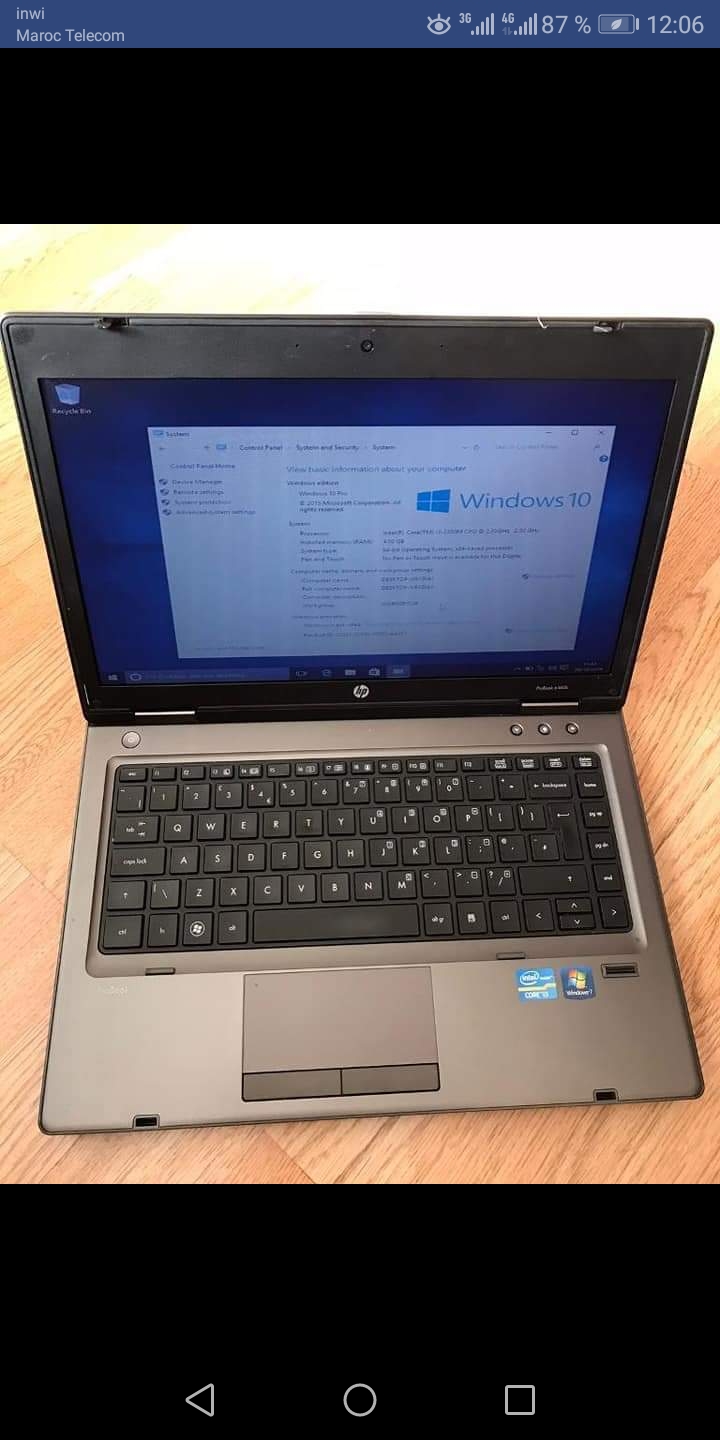 Hp pc probook 6460b core i5 6go