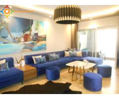 Moderne appartement meublé en location à Rabat Hay riad