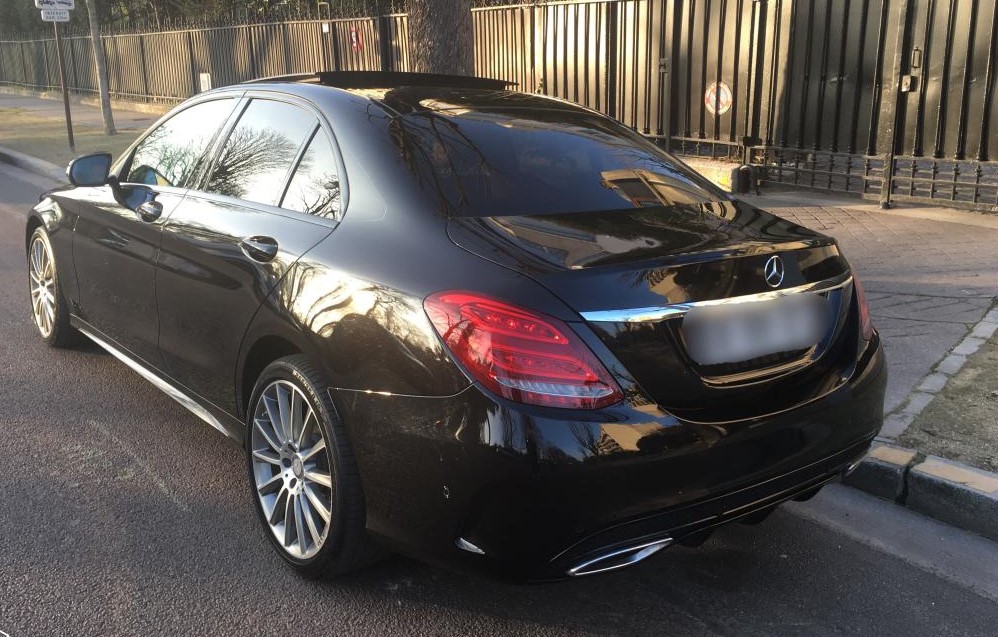 Mercedes Classe C 220d Fascination noir AMG