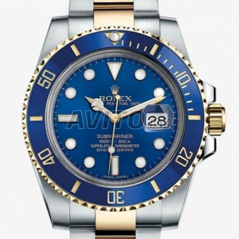 Montre Rolex Fond bleu bicolor neuve