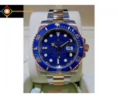 Montre Rolex Fond bleu bicolor neuve