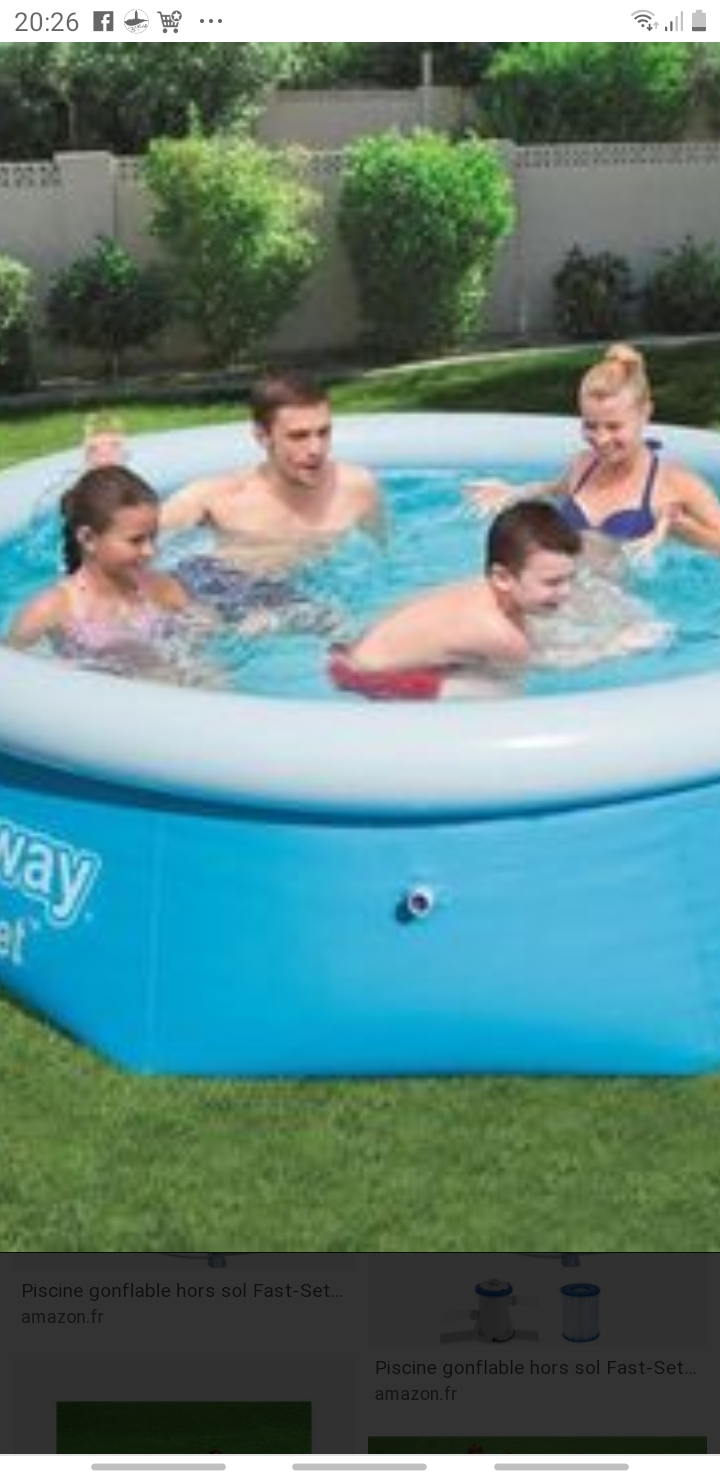 A vendre piscine gonflable bestway