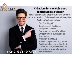 Création d'entreprise à Tanger avec domiciliation à Tanger Ma-Lex