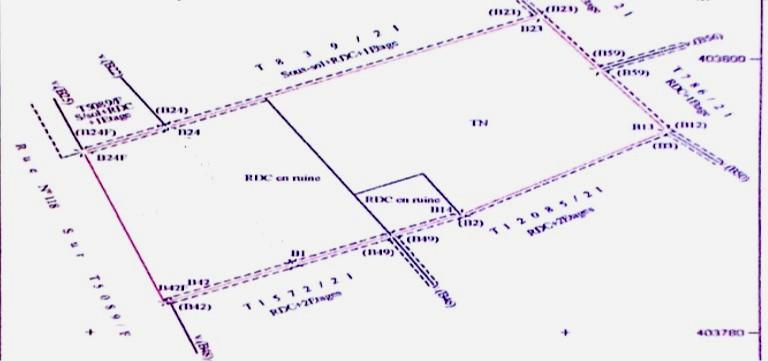 Terrain constructible titré de 253 m2 à Taza