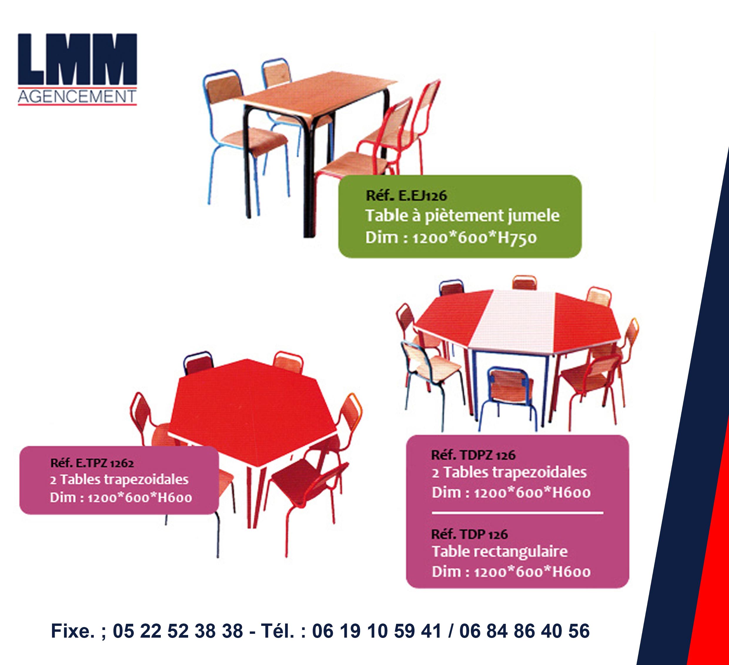 mobilier scolaire