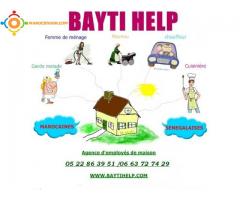 nounous et femme de ménage chez bayti help