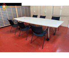 Table de réunion Konig Neurath Summa pliable 280cm