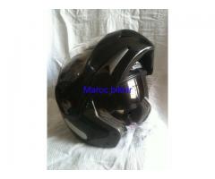 casque moto modulable noir