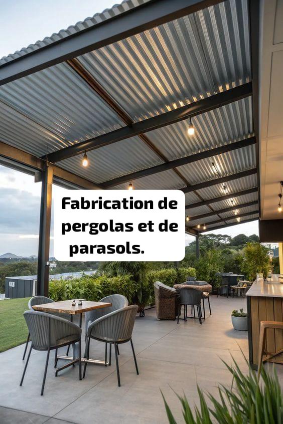 بيرغولا ألمنيوم بإضاءة LED – تفصيل احترافي وجودة عالية بيرغولا ألمنيوم بإضاءة LED – تفصيل احترافي وجودة عالية