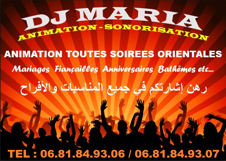 Dj femme  Maria منشطة الحفلات والاعراس