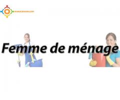 femme de ménage