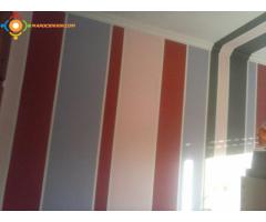 travaux de la peinture batiment