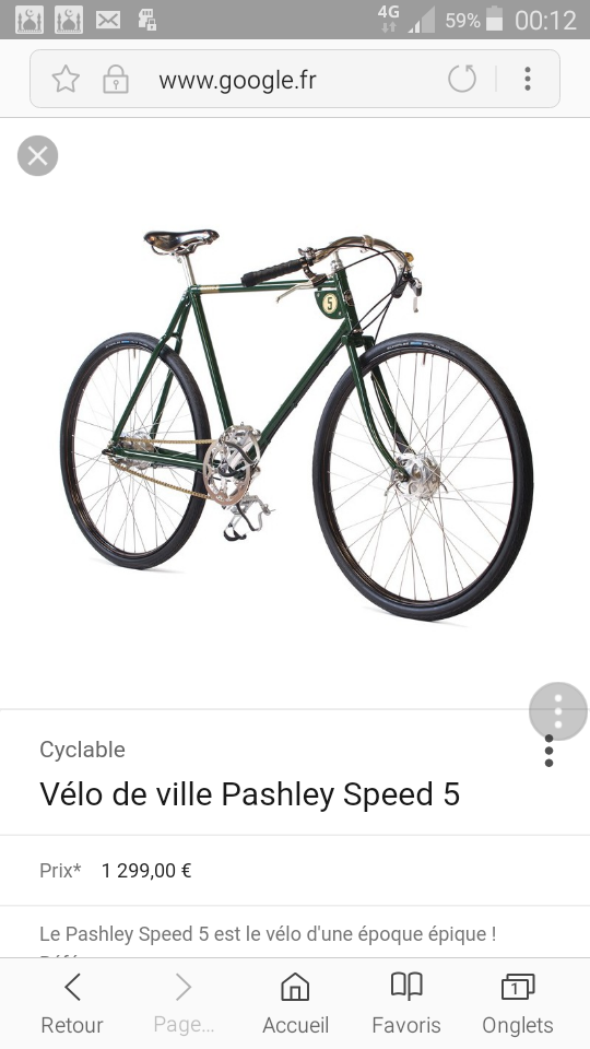 vélo speed 5