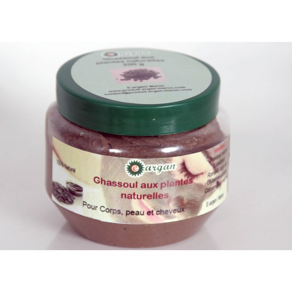 Ghassoul aux plantes naturelles 200 Gr