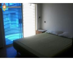 triplex a louer a harhoura de supp 90 m²