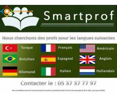 Recherche des enseignants des langues