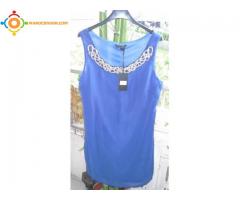 Jolie Robe Bleue Royal Strass NEW LOOK - M - NEUVE