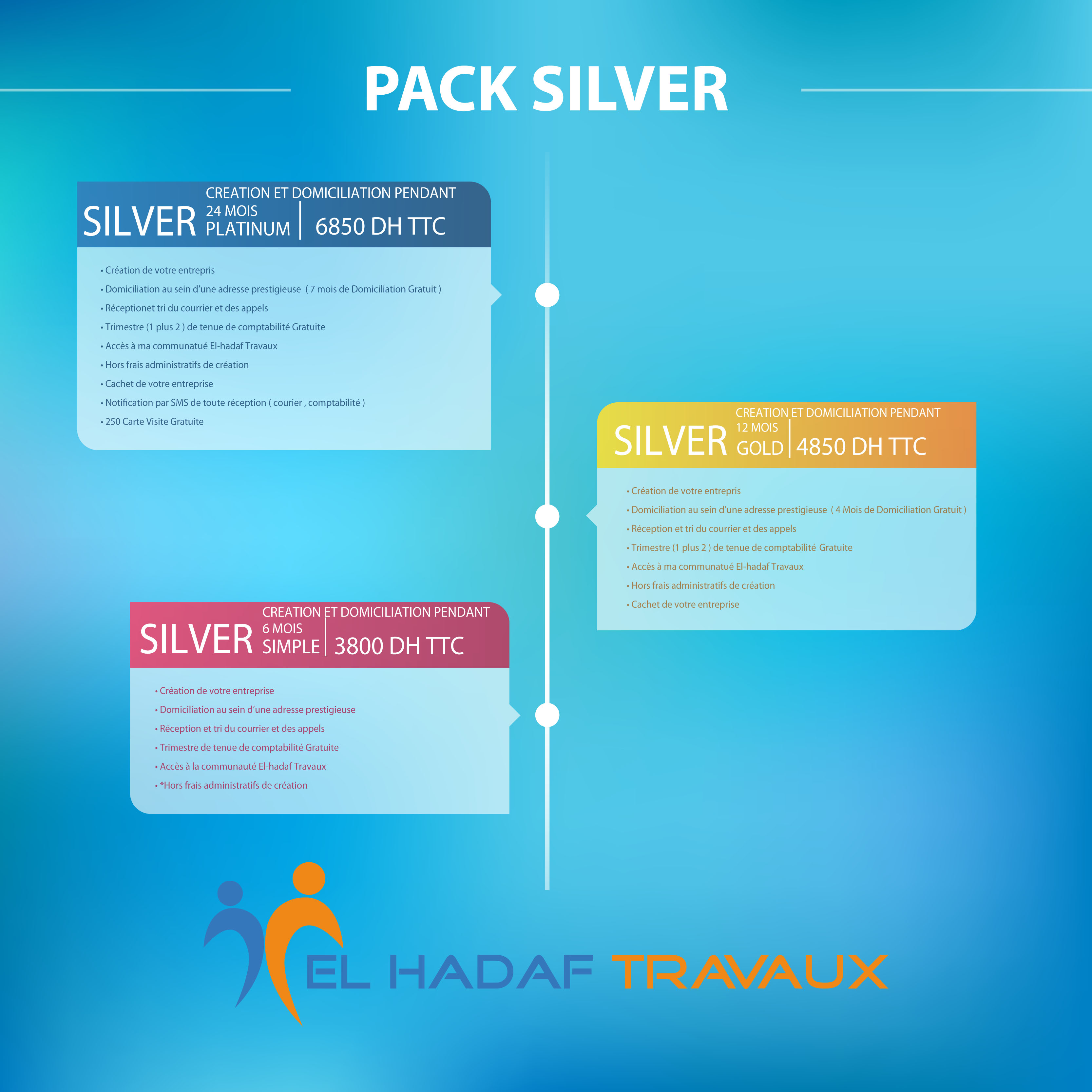 Pack  Silver Simple Création rapide des société