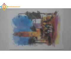 Carte Postale de la Peinture / Painting PostCard