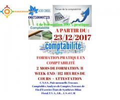 Formation pratique (accélérée/continue) en comptabilité à Casablanca