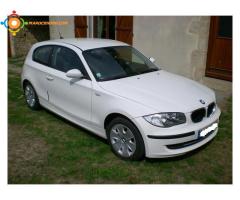 Vends  urgent BMW blanche 3 portes