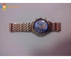 Montre Swatch BLUE WIN Unisex en Inox Rosé