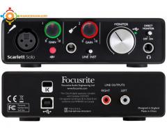 Carte son Focusrite scarlett solo