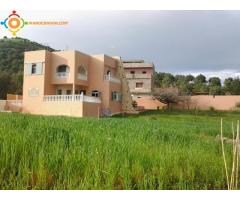 Tétouan-Amsa-villa + terrain à vendre.