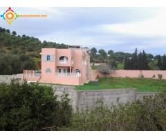 Tétouan-Amsa-villa + terrain à vendre.