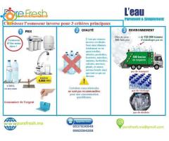 osmoseur fontaine distributeur filtre a eau pour tout les secteurs