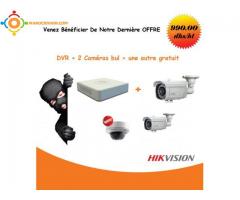 kit 2 caméras plus 1 DVR et 1 caméra gratuite