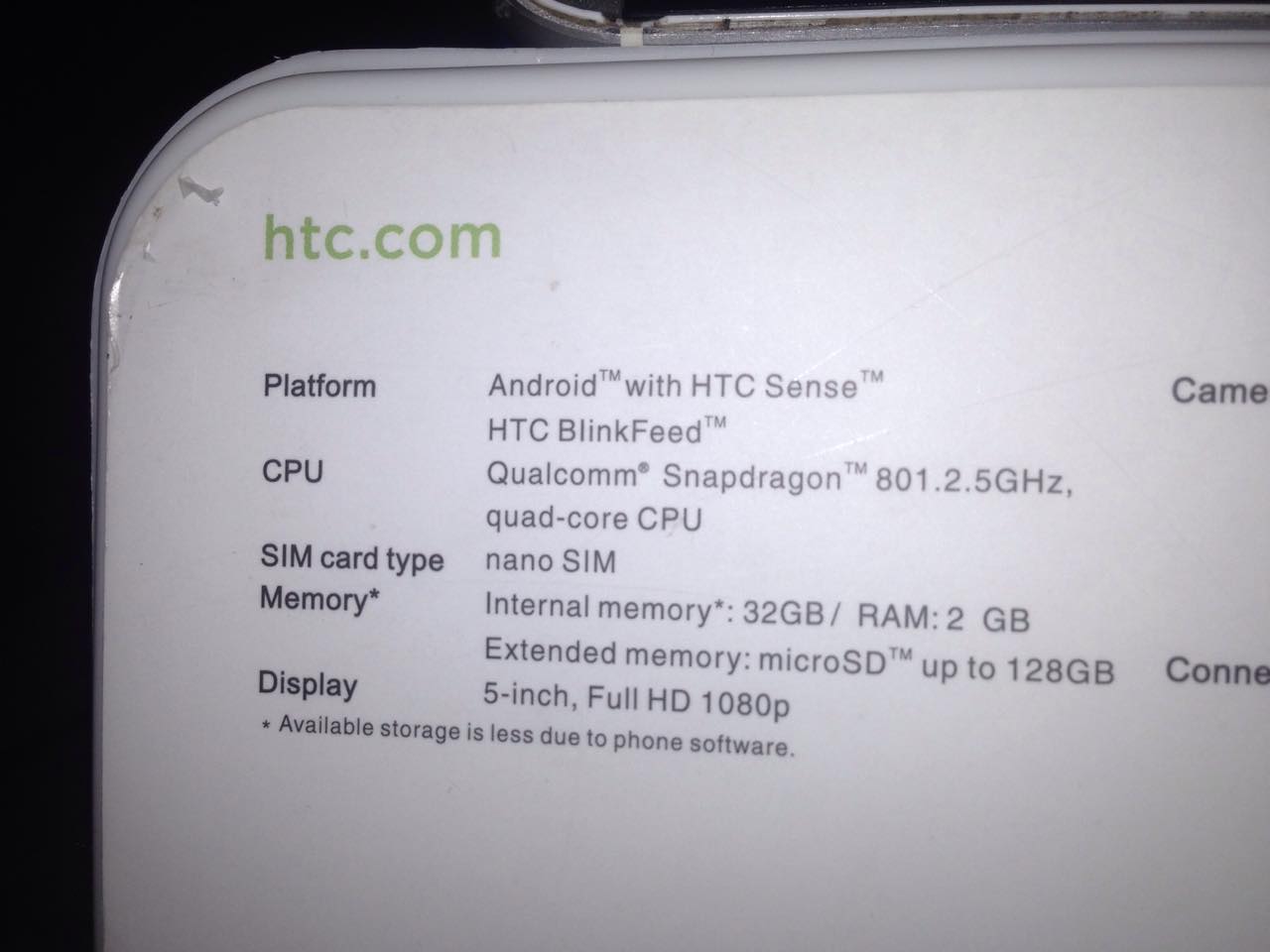 HTC one m8 32g