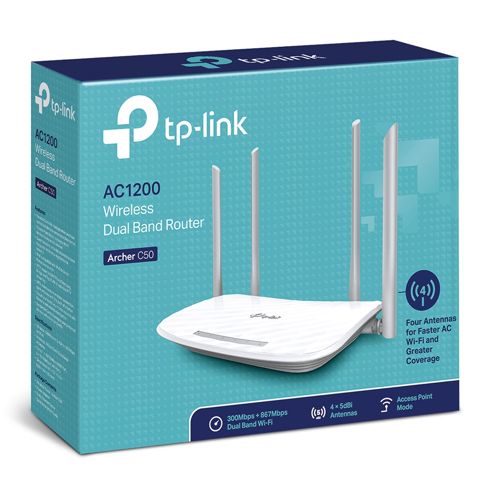 Routeur / Point d'accès WiFi bi-bande AC1200 Mbps