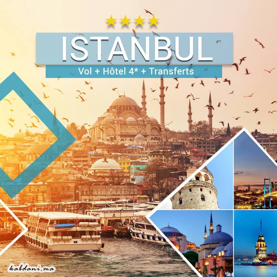 PACK ISTANBUL 4* STANDARD - VIA TURKISH AIRLINES