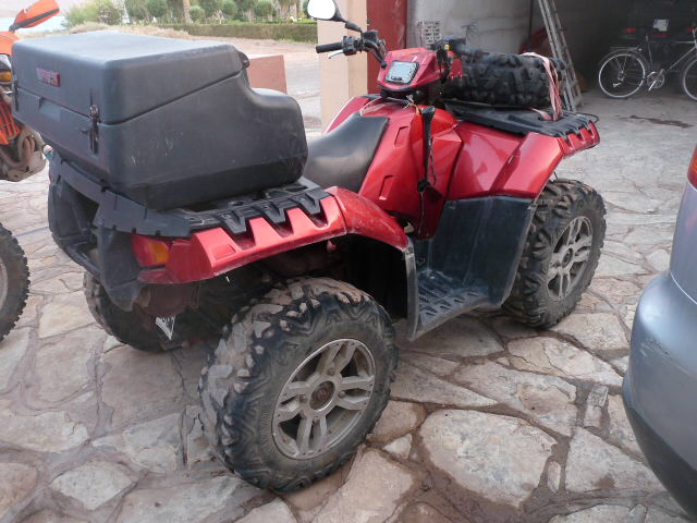 quad 850 polaris sportman 4x4 an 2009 dédouané