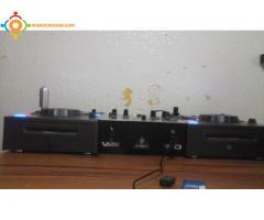 table de mixage + 2 lecteur scdj350 usb