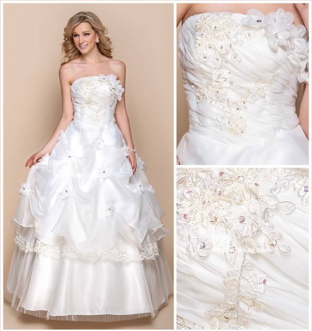 Robe de mariée avec dentelle