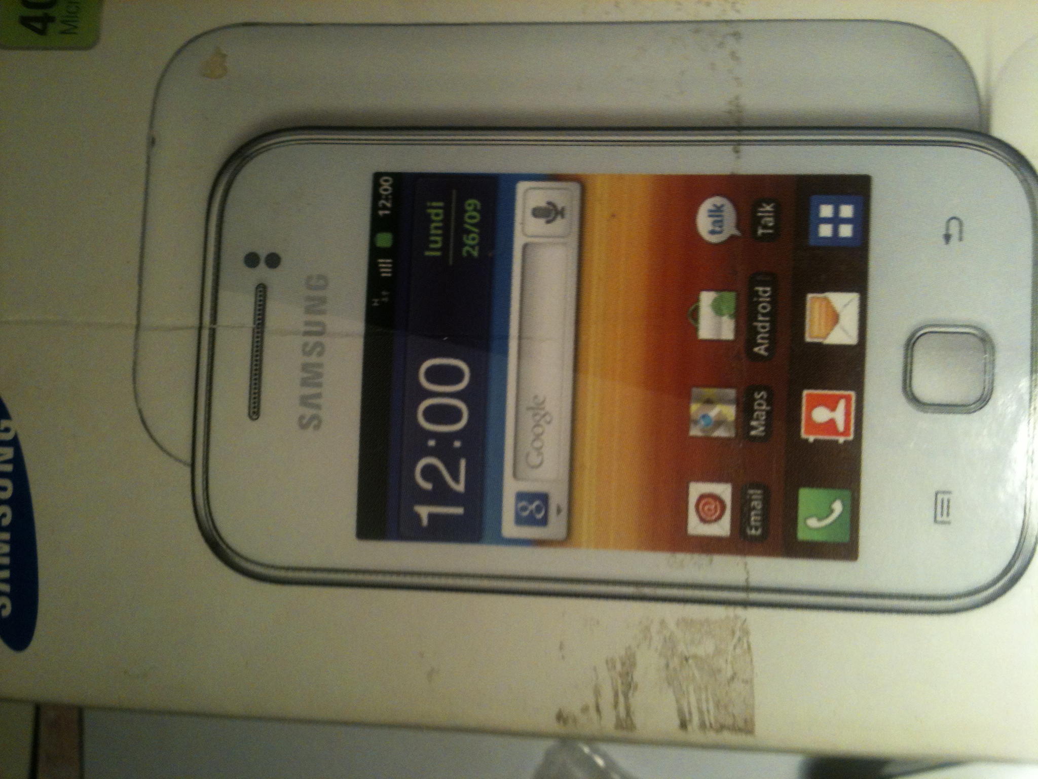 offre deux portable 1 samsung galaxy y prisque neuve 1 samsung wave 2