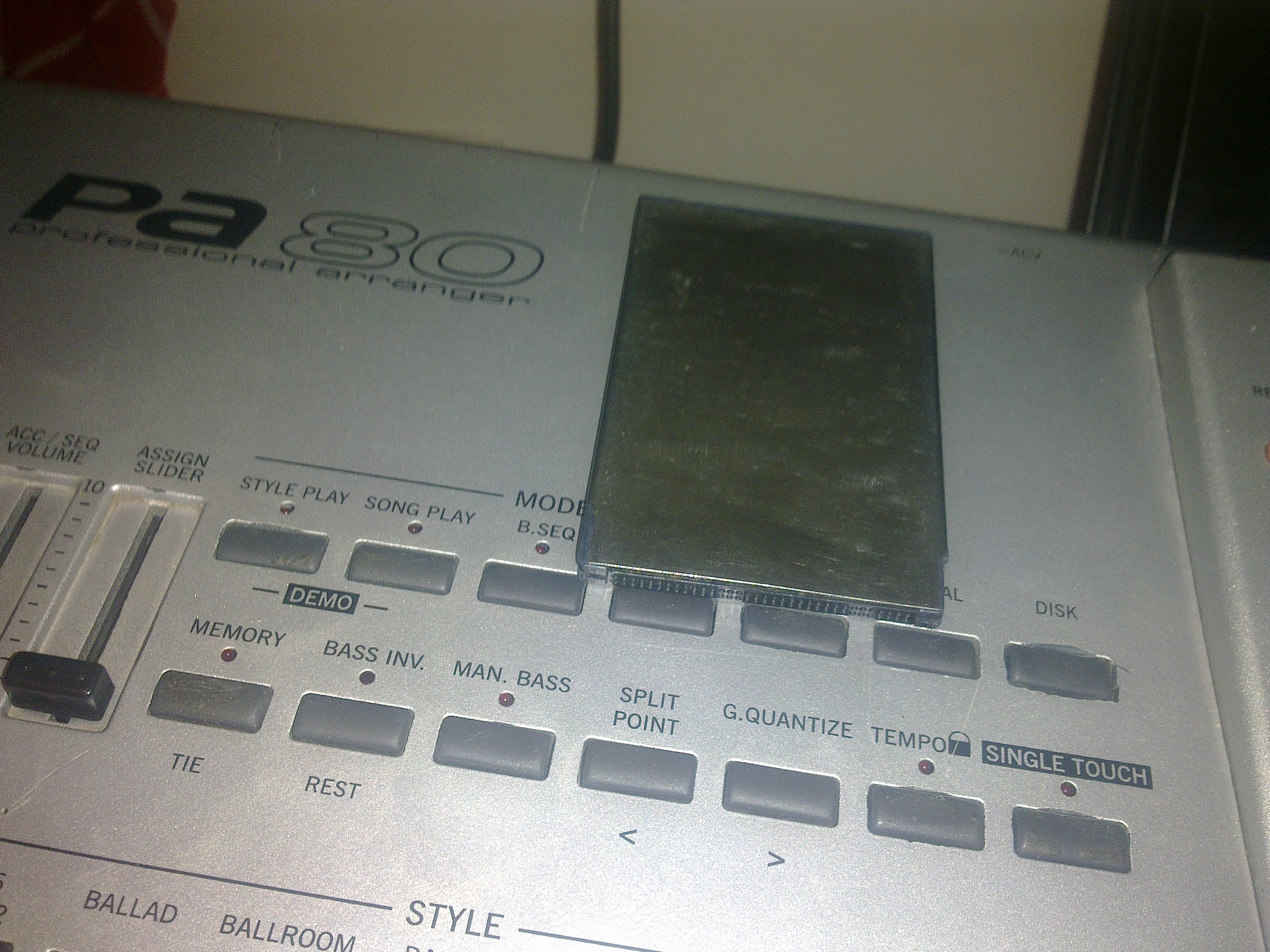 carte flash korg pa80