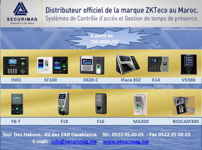 Devenez revendeur de la Marque ZKTeco avec SECURIMAG