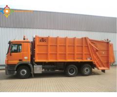 Camion poubelle MERCEDES DAIMLER BENZ ACTROS 6x2 avec 110000 kms