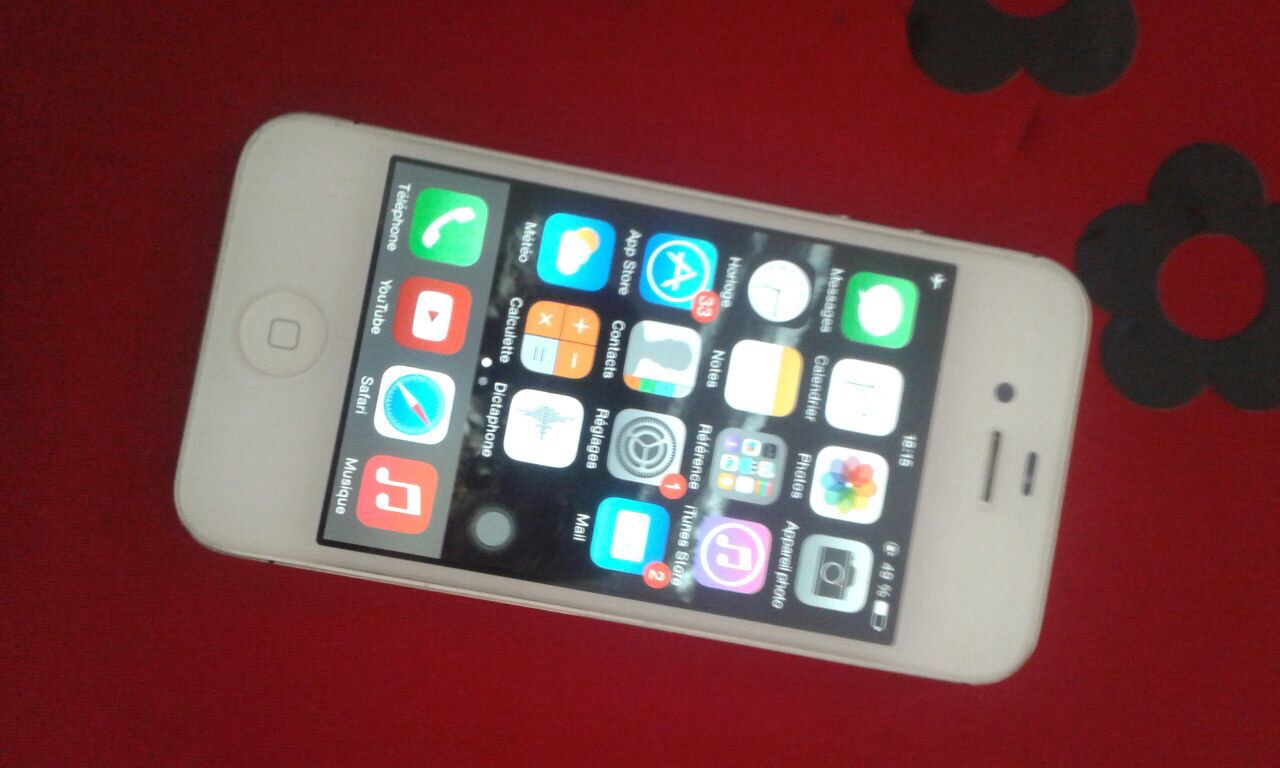 iPhone 4S blanc , 16go