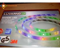 BANDE LED pour de magnifiques effets d’ambiance ou un éclairage de fond discret et chaleureux