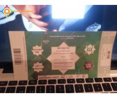 Ticket final coupe du monde Cat 1 VIP