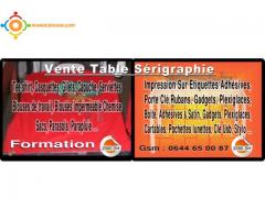 Vente Table Sérigraphie