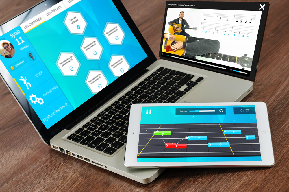 Cours de guitare sur internet avec correction automatique