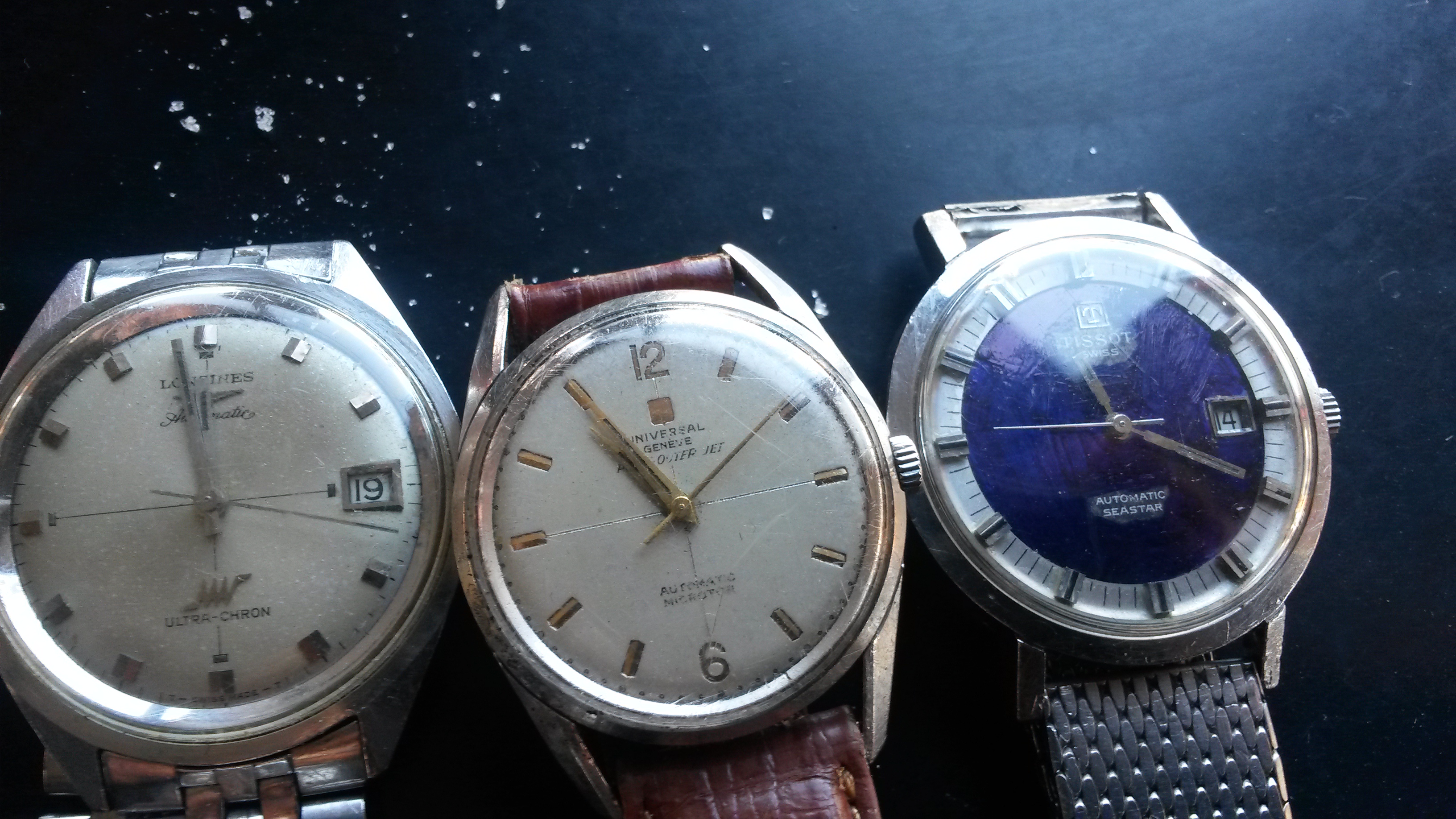 trois montres automatiques bon etat a vendre
