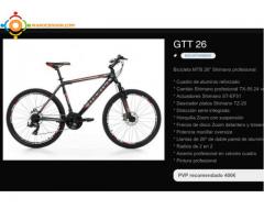 vélo MTB 26 Shimano profesional