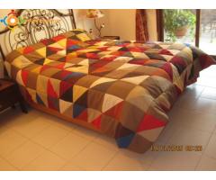 Couvre lit patchwork