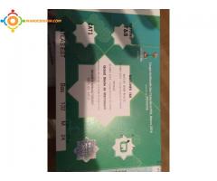 Ticket Final match coupe du monde des clubs et classement